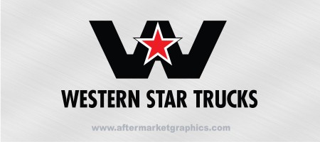 Western Star Trucks Decals - Pair (2 pieces)